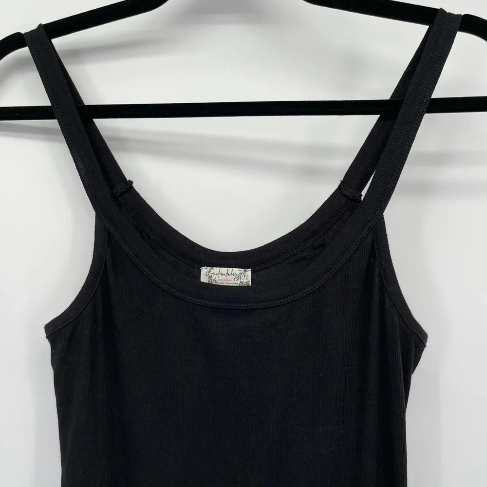 Intimately Free People Ribbed Tank Ruffle Back - Picture 2 of 9